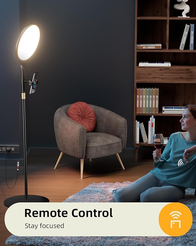 10.5" Ring Light with Stand and Phone Holder - Image 5