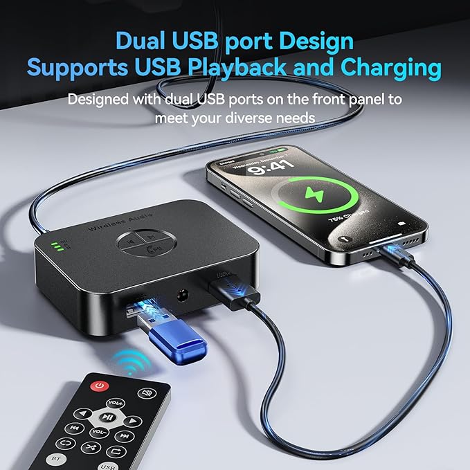 MOREGAX M2R Bluetooth 5.4 Receiver - Image 6