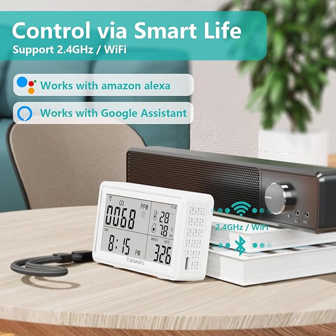 Tuya WiFi Carbon Monoxide Detector Plug in - Image 8