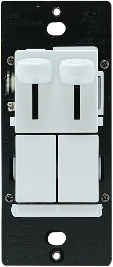Legrand Pass & Seymour LSCLDC163PWCCV4 450W LS Series Preset Dimmer Light Switch by Legrand-PassSeymour