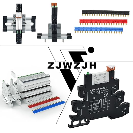 2Pcs Miniature Power Relay Black DC 24V HF41F/24-ZS 5 Pin 1NO 1NC 6A SPDT - Image 6