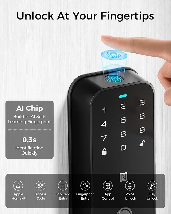 LNDU Fingerprint Smart Lock - Image 6