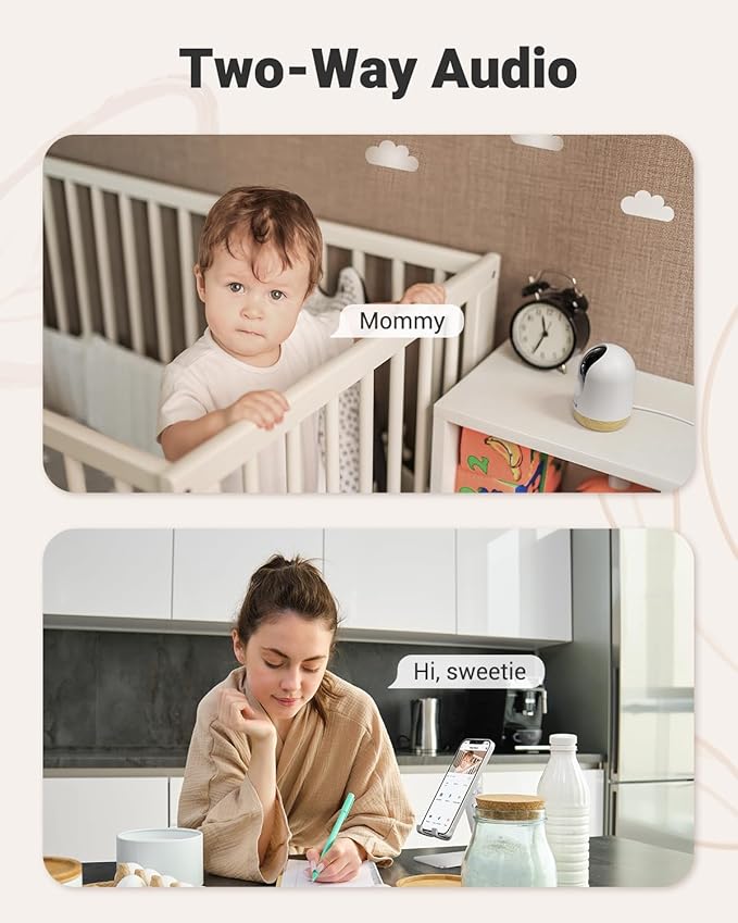 MUBVIEW 5G WiFi Indoor Security Camera No Subscription, Pet Camera - Image 4