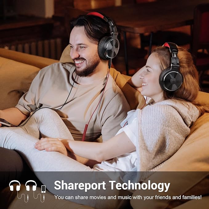 OneOdio Wired Over Ear Headphones Studio Monitor & Mixing DJ Stereo Headsets - Image 3