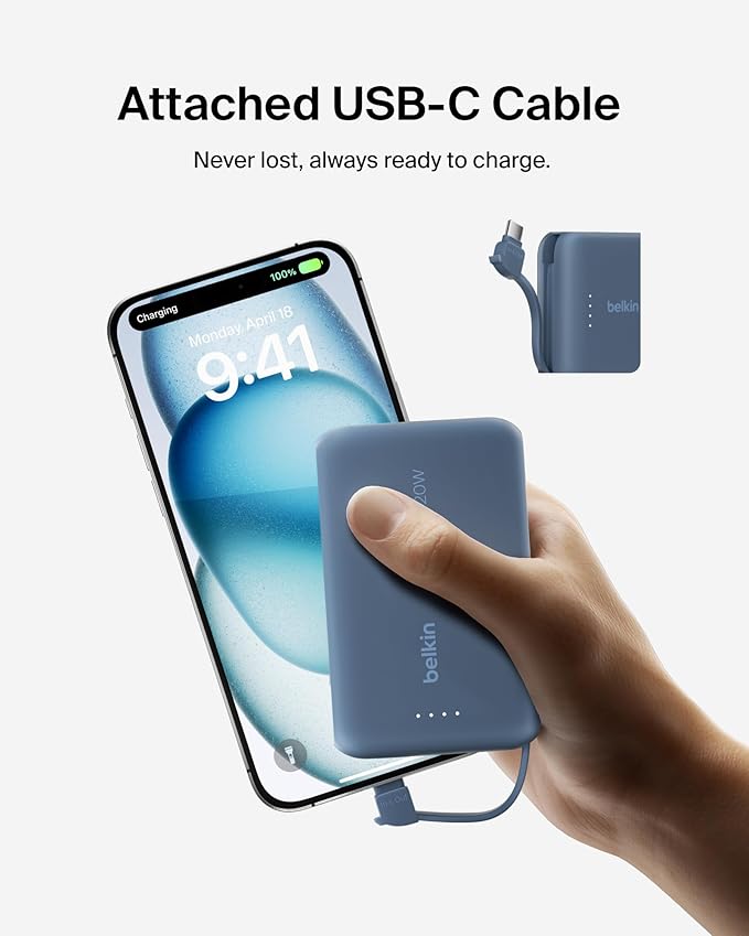 Belkin Portable Charger, Portable Power Bank - Image 9