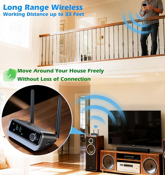 Bluetooth Receiver for Home Stereo, Wireless Audio Receivers for Wired Speakers - Image 6