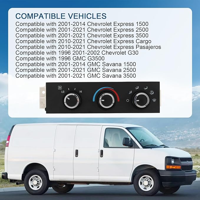 DICMIC Front A/C Heater Climate Control Module Compatible - Image 3