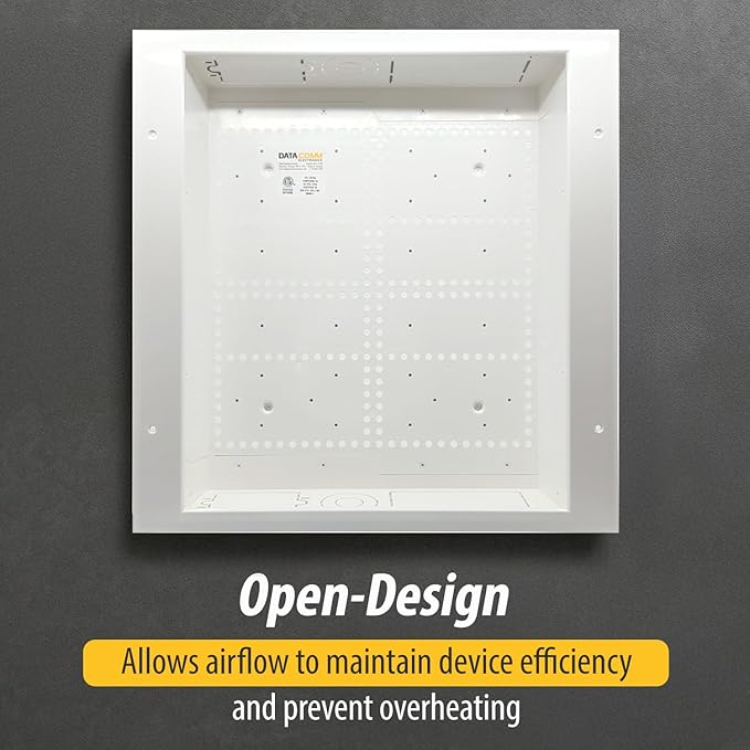 DataComm Electronics 45-8017-1 Multi-Functional Recessed Media Box - Image 4