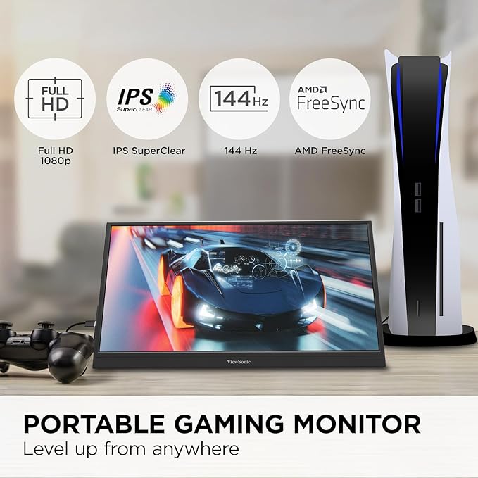 ViewSonic VX1654 16 Inch 1080p IPS Portable Gaming Monitor - Image 2