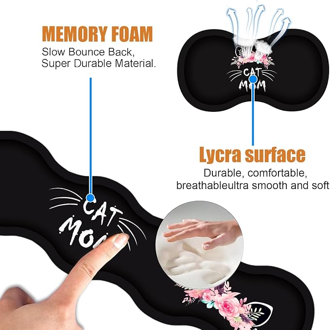 4 in 1 Ergonomic Keyboard Wrist Rest & Mouse Pad Wrist Rest Set, Large XXL - Image 5