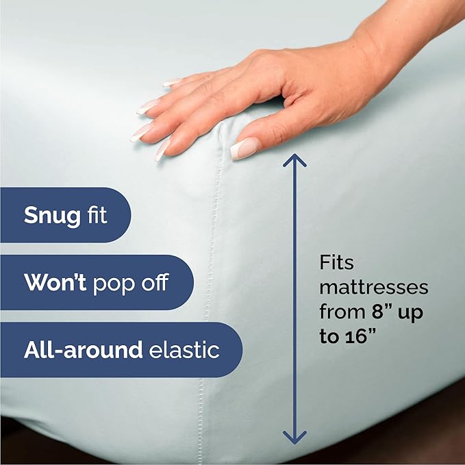 Cal King Size 4 Piece Sheet Set - Image 3
