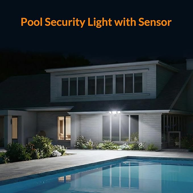 LEPOWER LED Security Light Motion Sensor Light Outdoor, 38W 4200LM Motion - Image 7
