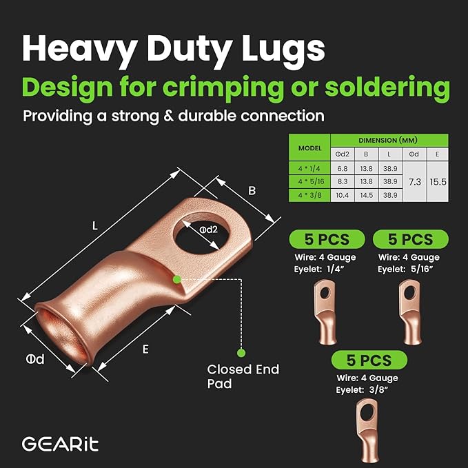 GearIT 4 Gauge Battery Cable - Image 2