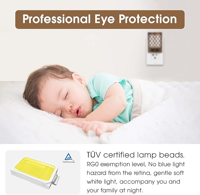 DORESshop LED Plug in Night Light, Night Lights Plug Into Wall, Dusk to Dawn - Image 7
