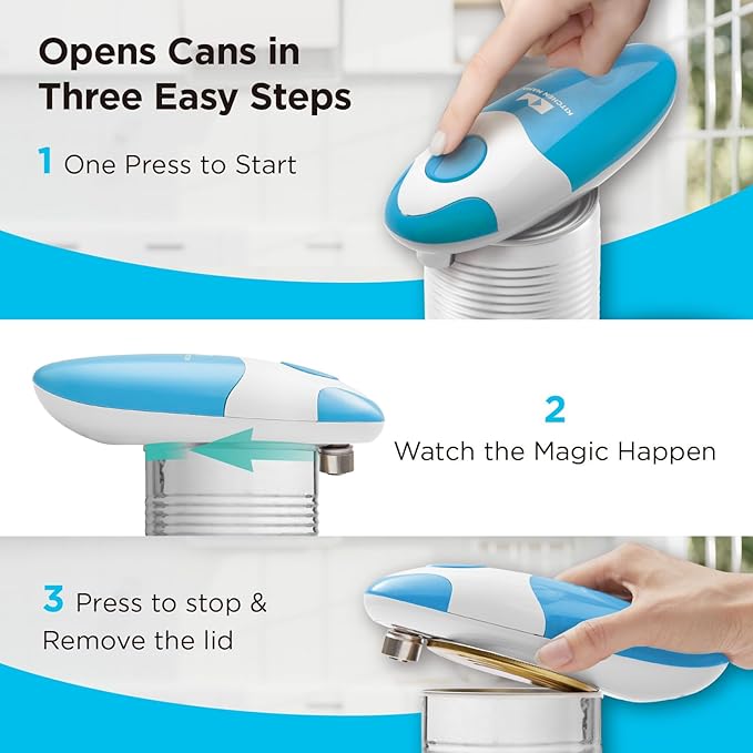 Kitchen Mama Auto Electric Can Opener: Open Your Cans - Image 2
