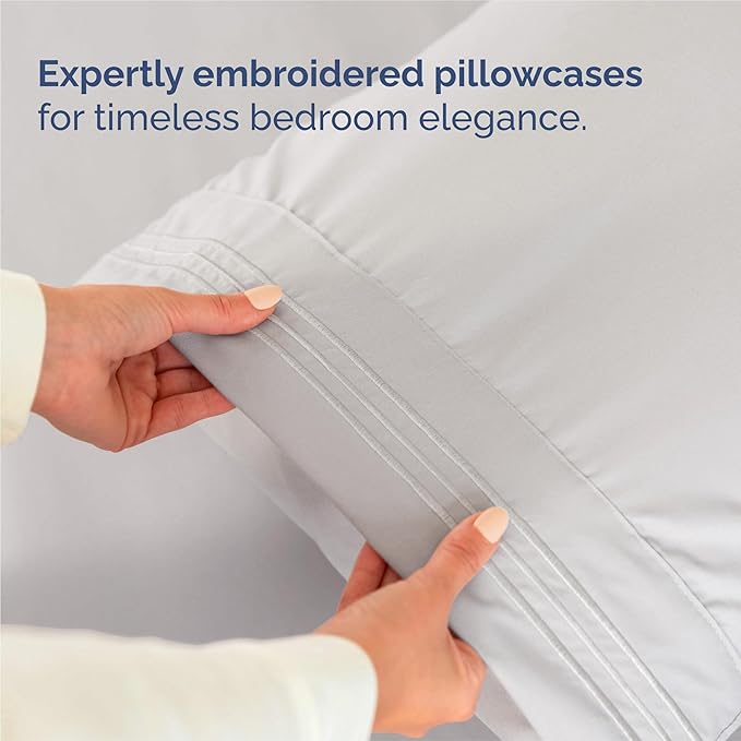 Split King Size 5 Piece Sheet Set - Image 6