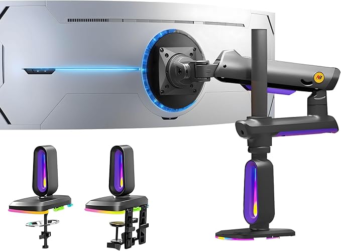 NB Extra Height Gaming Monitor Arm by NBERGONOMIC