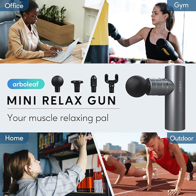 arboleaf Massage Gun Deep Tissue, Full-Metal Electric Portable Hand Held - Image 6