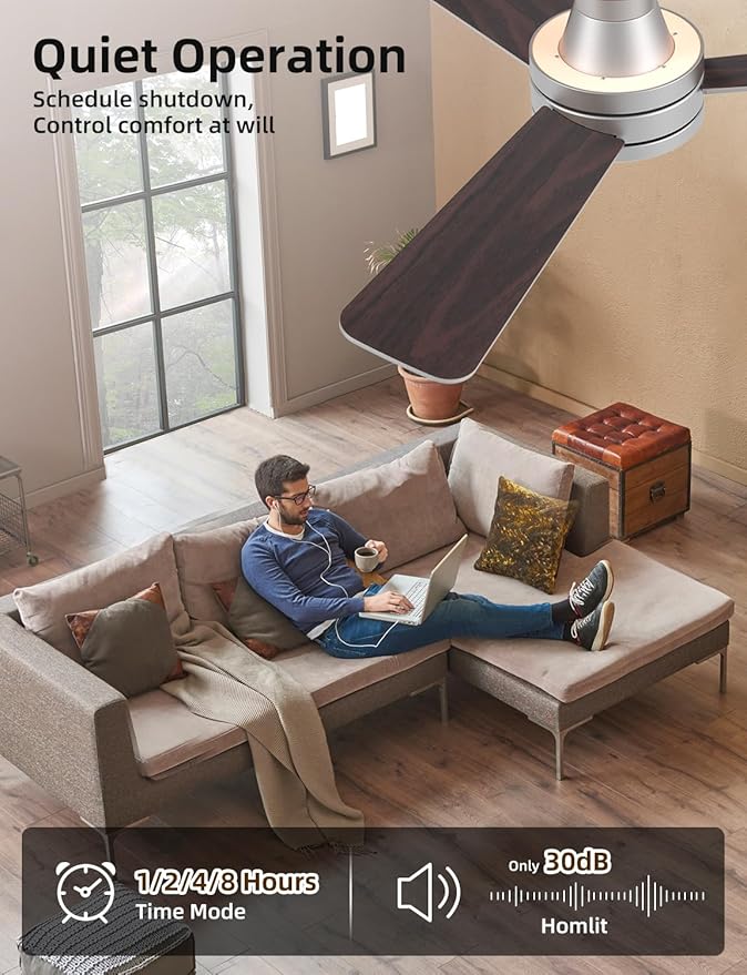 Homlit 42 inch RGB Ceiling Fan - Image 5