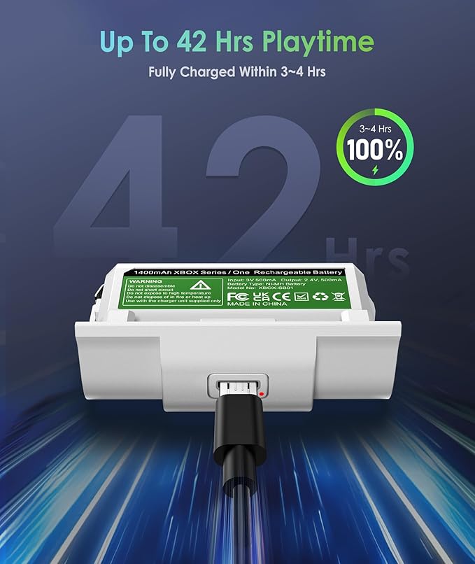 Rechargeable Controller Battery Pack - Image 3
