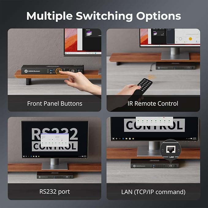 TESmart 8×1 HDMI Switch 8 in 1 Out 4K @ 60Hz HDCP - Image 4