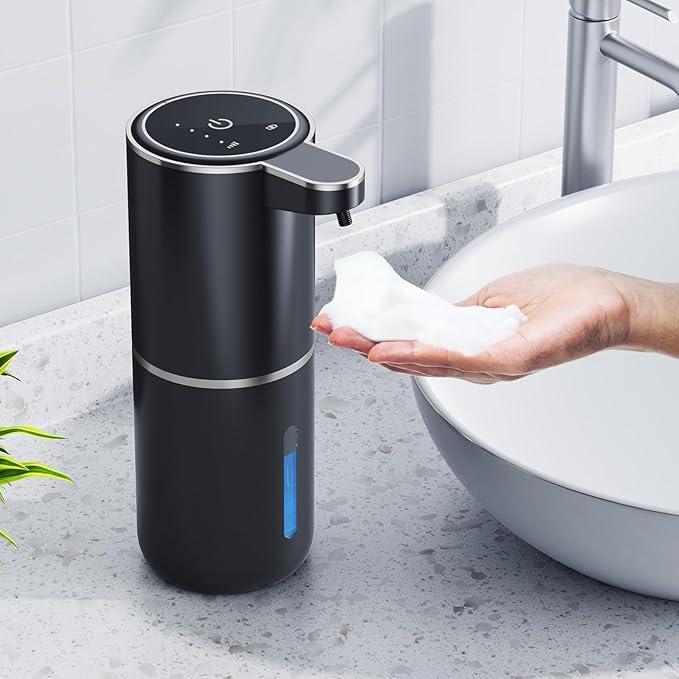 Automatic Foaming Soap Dispenser, 12.8oz/380ml Wall Mount Touchless Soap by Amyzavls
