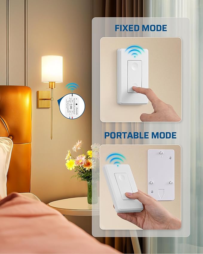 DEWENWILS 3 Way Wireless Light Switch and Receiver Kit, Remote Control - Image 4