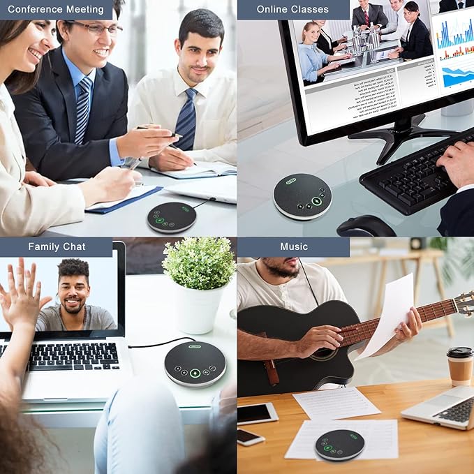 TONGVEO Bluetooth Speakerphone Conference Microphones, Wireless Conference - Image 8