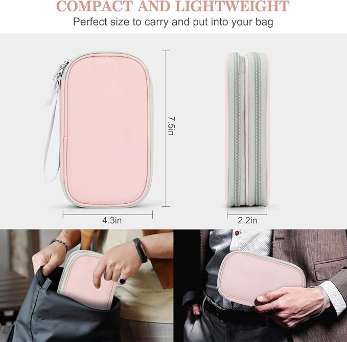 FYY Electronic Organizer, Travel Cable Organizer Bag Pouch Electronic - Image 2