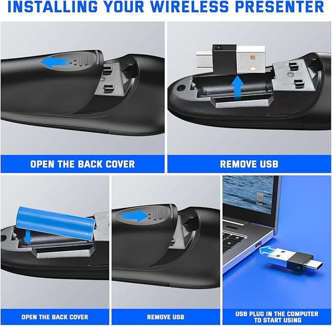 2-in-1 USB Type-C Presentation Clicker, Clikcer - Image 5