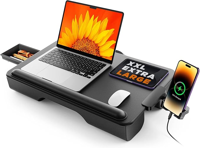 SAIJI Laptop Lap Desk, Portable Laptop Desk by SAIJI