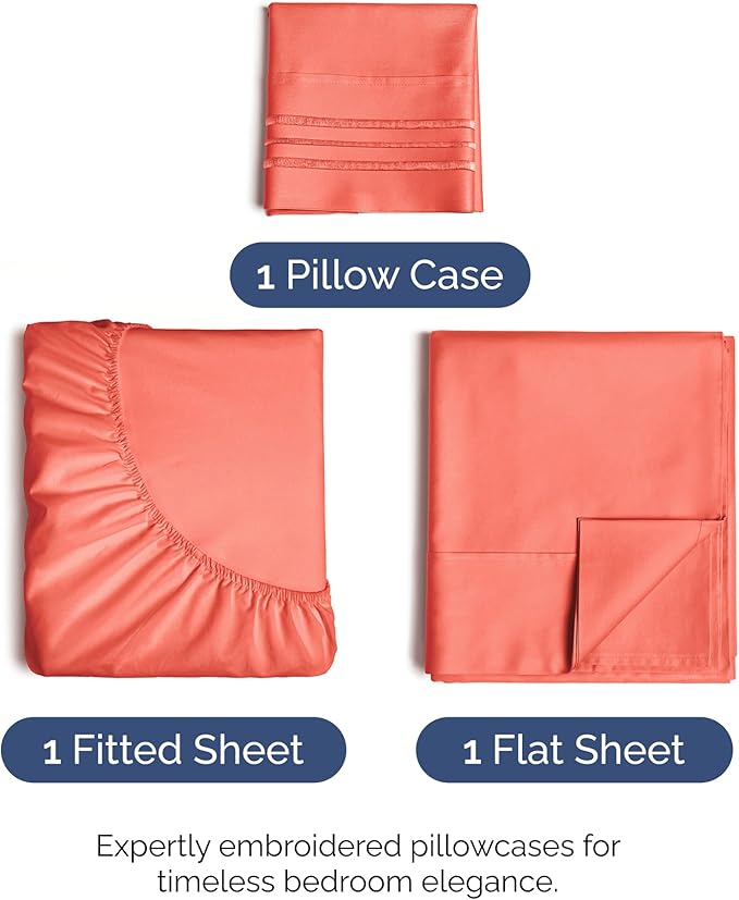 Twin XL Size 3 Piece Sheet Set - Image 2