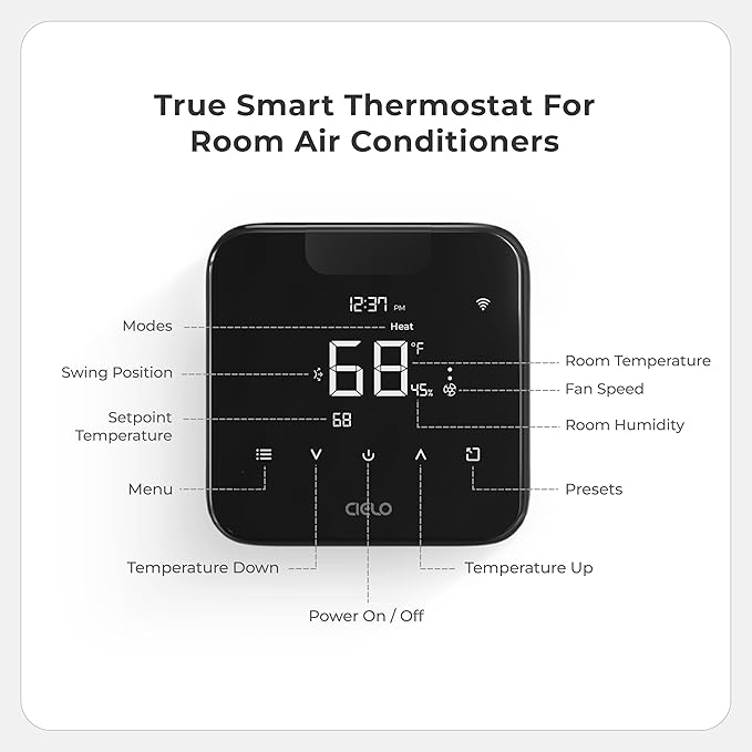 Breez Max | ENERGY STAR CERTIFIED Smart AC Controller | WiFi Thermostat - Image 8