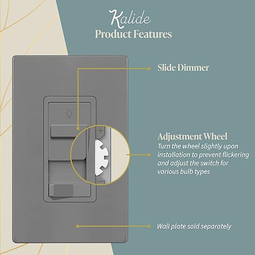 TOPGREENER Kalide 0-10V Dimmer Light Switch, LED Dimmer Switch, Low Voltage - Image 4