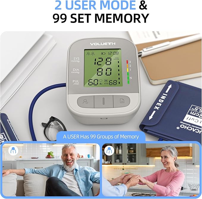 VOLUETH Upper Arm Blood Pressure Cuff, Blood Pressure Monitor - Image 6