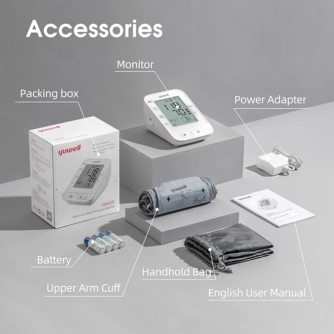 yuwell Blood Pressure Monitor for Home Use, Digital Monitors - Image 6