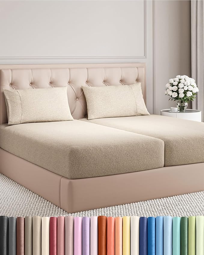 Split King Size 5 Piece Sheet Set by CGKUnlimited