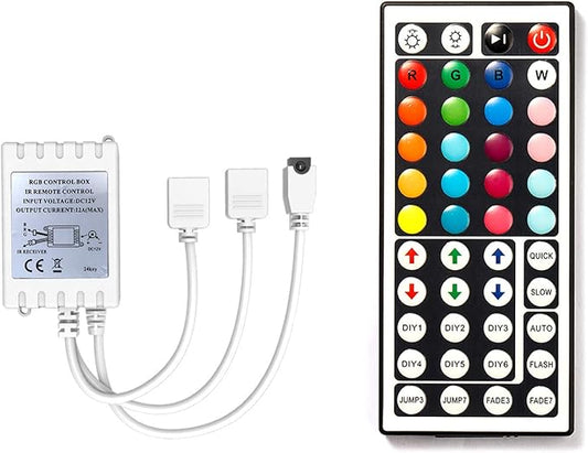 DAYBETTER Led Lights 2 Ports 44 Key Remote Control, Dimmer by DAYBETTER