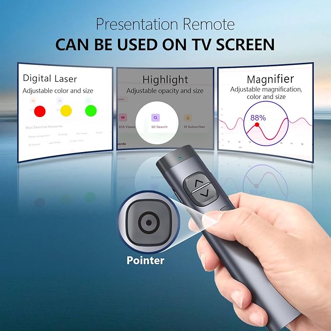 Norwii N97s TV Screen Presentation Clicker - Image 2