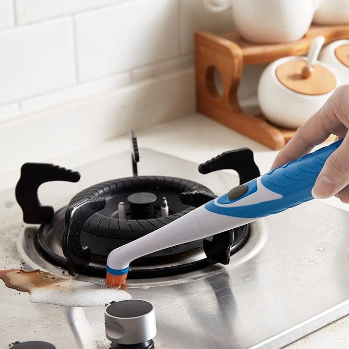 Electric Cleaning Brush with 4 in 1 Multiple Brush Heads, Indoor Household - Image 5