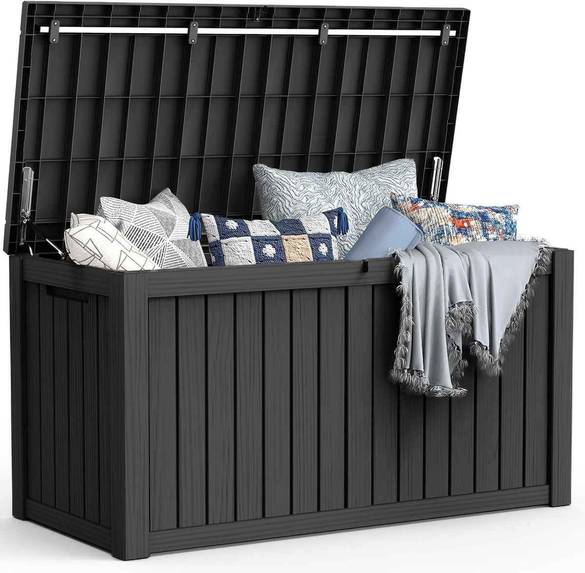 mars villa 180 gallon outdoor storage box, deck, main product view