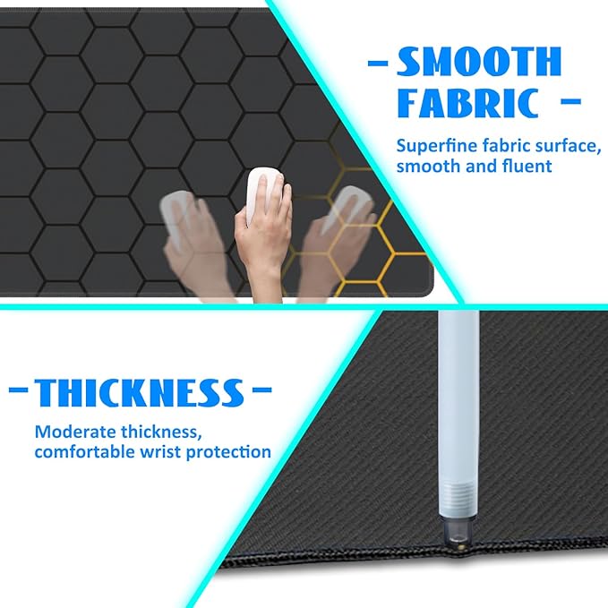 Desk Mat, 31.5"x11.8" Big Mouse Pad - Image 5