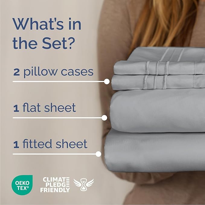 Cal King Size 4 Piece Sheet Set - Image 2
