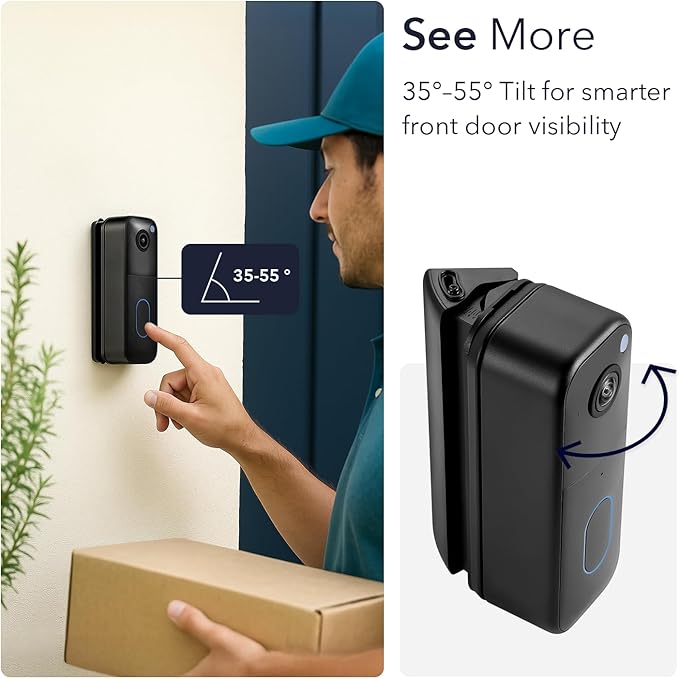 Wasserstein Horizontal Adjustable Angle Mount & Wall Plate Compatible - Image 2