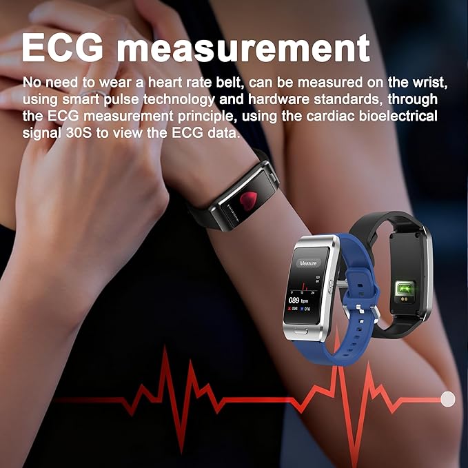 2-in-1 Smart Health Band with Built-in Bluetooth Earbuds, Fitness & Activity - Image 2