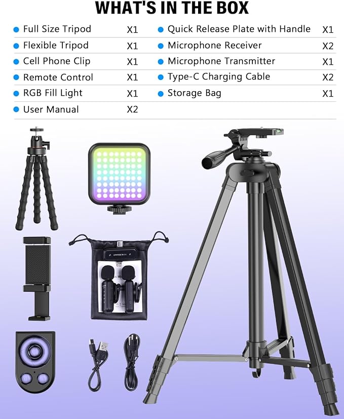 Vlogging Kit for iPhone/Android, YouTube Starter Kit - Image 7