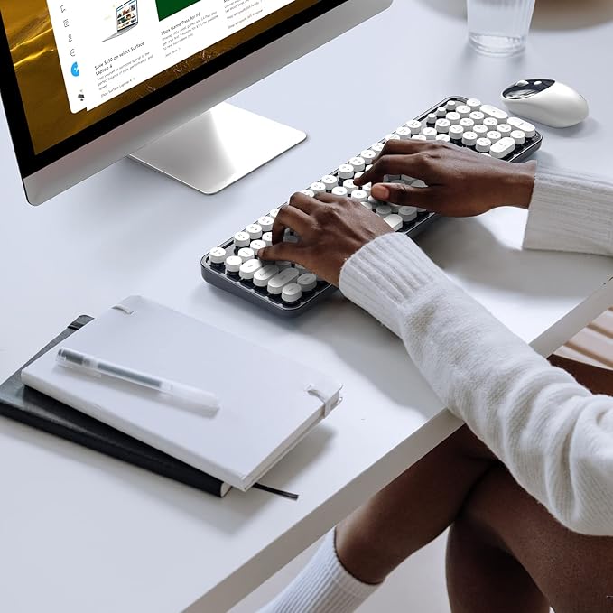 MOFII Wireless Keyboard and Mouse Combo, Computer Full Size 2.4G Plug and Play - Image 6