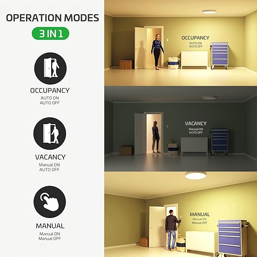 RAYZEEK Motion Sensor Light Switch, Single Pole, Ground Wire Required, OCC & - Image 5