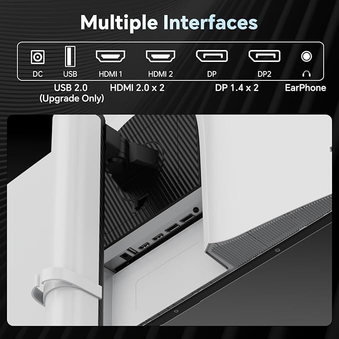 KTC Gaming Monitor 27 Inch | 2K@200Hz | Built-in Speakers | Fast IPS Panel | - Image 9