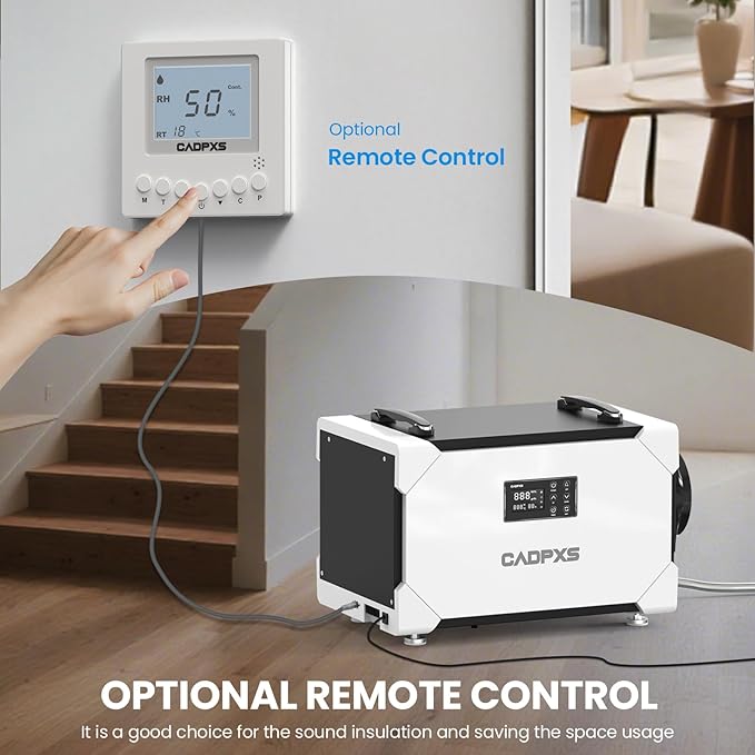 CADPXS Crawlspace Dehumidifier, 145 Pints Commercial-Grade Dehumidifier - Image 6